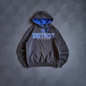 Y2K Kentucky Wildcats Black Stadium Pullover Hoodie Medium